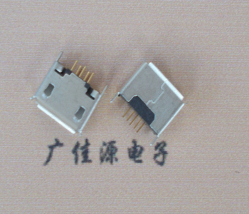 Micro USB180度立式母座迈克规格书,高优质小米移动电源接口