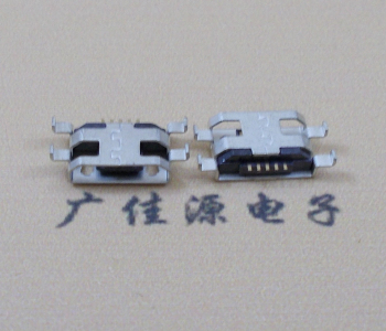 Micro USB 母座可根据PC板尺寸设计端子长短封装