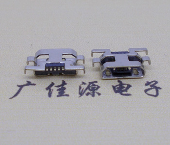 迈克/麦克MICRO USB 5P反向沉2.2MM,四脚反插无导位接口