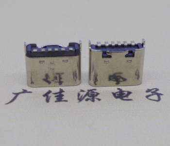 type c6p立式连接器,壳两脚插板端子smt贴板 type c6p立式连接器,壳两脚插板端子smt贴板