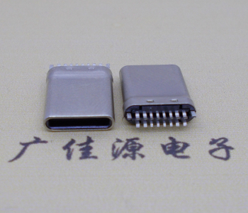 type c16p拉伸插头/公头,夹0.8板过大电流 type c16p拉伸插头/公头,夹0.8板过大电流