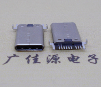 usb type c贴片公头,外型铆合type c插头连接器