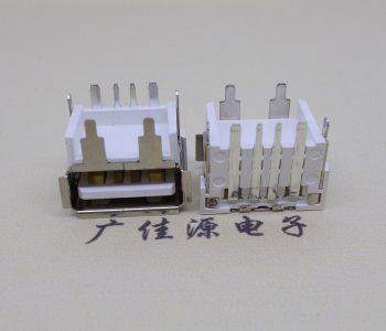 usb2.0短体10.8mm母座,加高9.8mm大电流四插板卷边 usb2.0短体10.8mm母座,加高9.8mm大电流四插板卷边