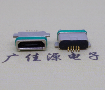 micro防水母座全贴片,micro防水连接器smt贴板