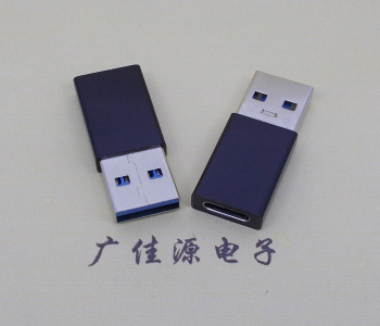 USB3.0A公转type-C母转接头 长度L=32mm通用标注接口