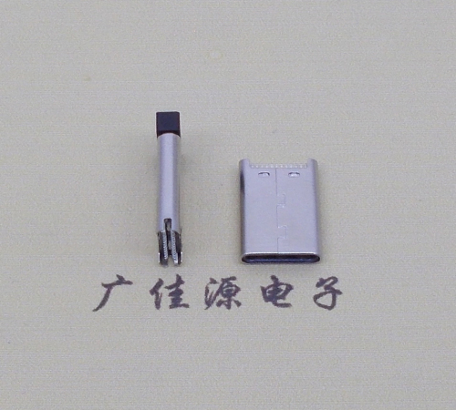 双面插接口usb 3.1 type-c24P夹板0.7铆压插座