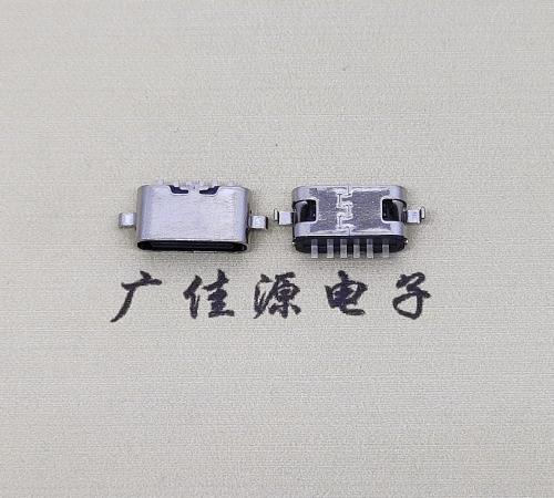 type c6p 5.1母头两脚沉板1.6mm、0.8mm端子长1.0mm 