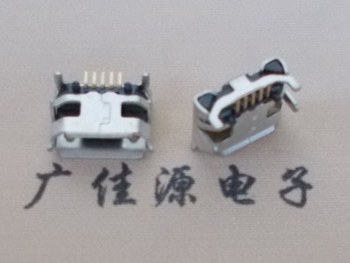 Micro USB牛角插座接口