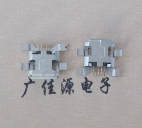 Micro USB 5PIN沉板0.7mm前插后贴