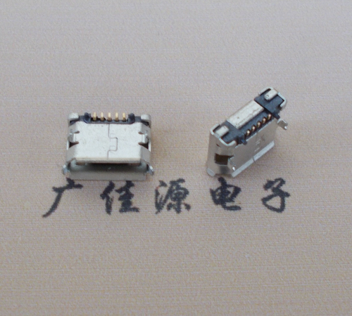 Micro USB接口鱼叉插板6.4mm