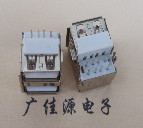USB AF双层接口沉板带耳朵 USB AF双层接口沉板带耳朵