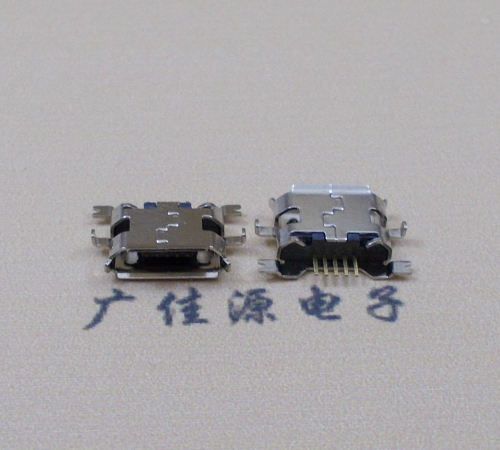 Micro USB前插后贴沉板镀镍卷边 Micro USB前插后贴沉板镀镍卷边