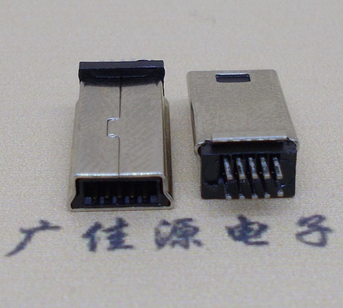 MINI USB 飞利浦10P无尖角加长体插头