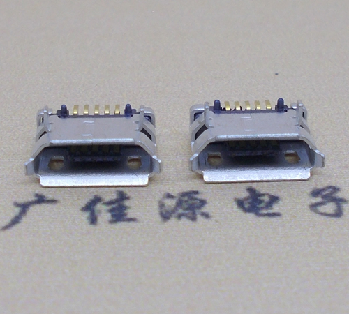 MICRO USB 母座两脚5.9MM间距插板