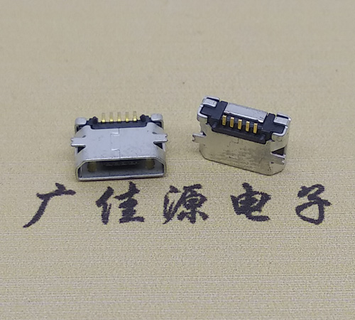 Micro USB 5PIN接口鱼叉贴板,引脚端子1.0MM