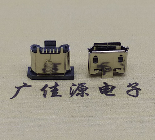 MICRO USB 5P立式180度贴板卷边 MICRO USB 5P立式180度贴板卷边