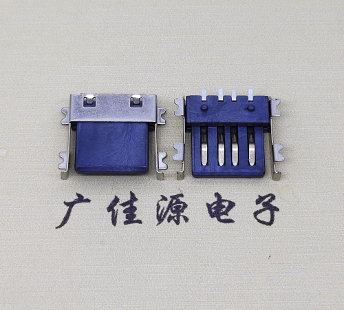 USB2.0卧式贴板母座